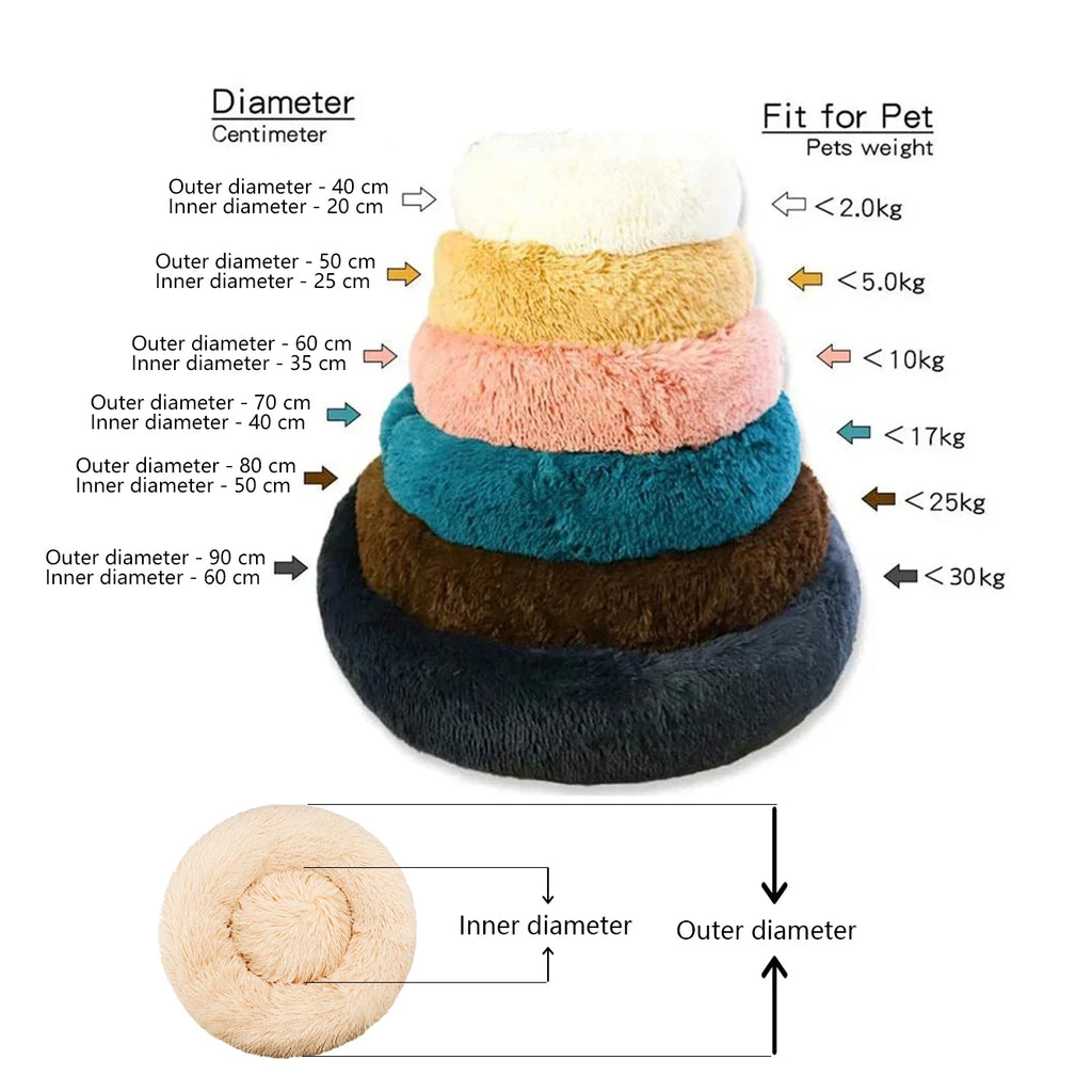 Cama nido ultra suave para perros y gatos