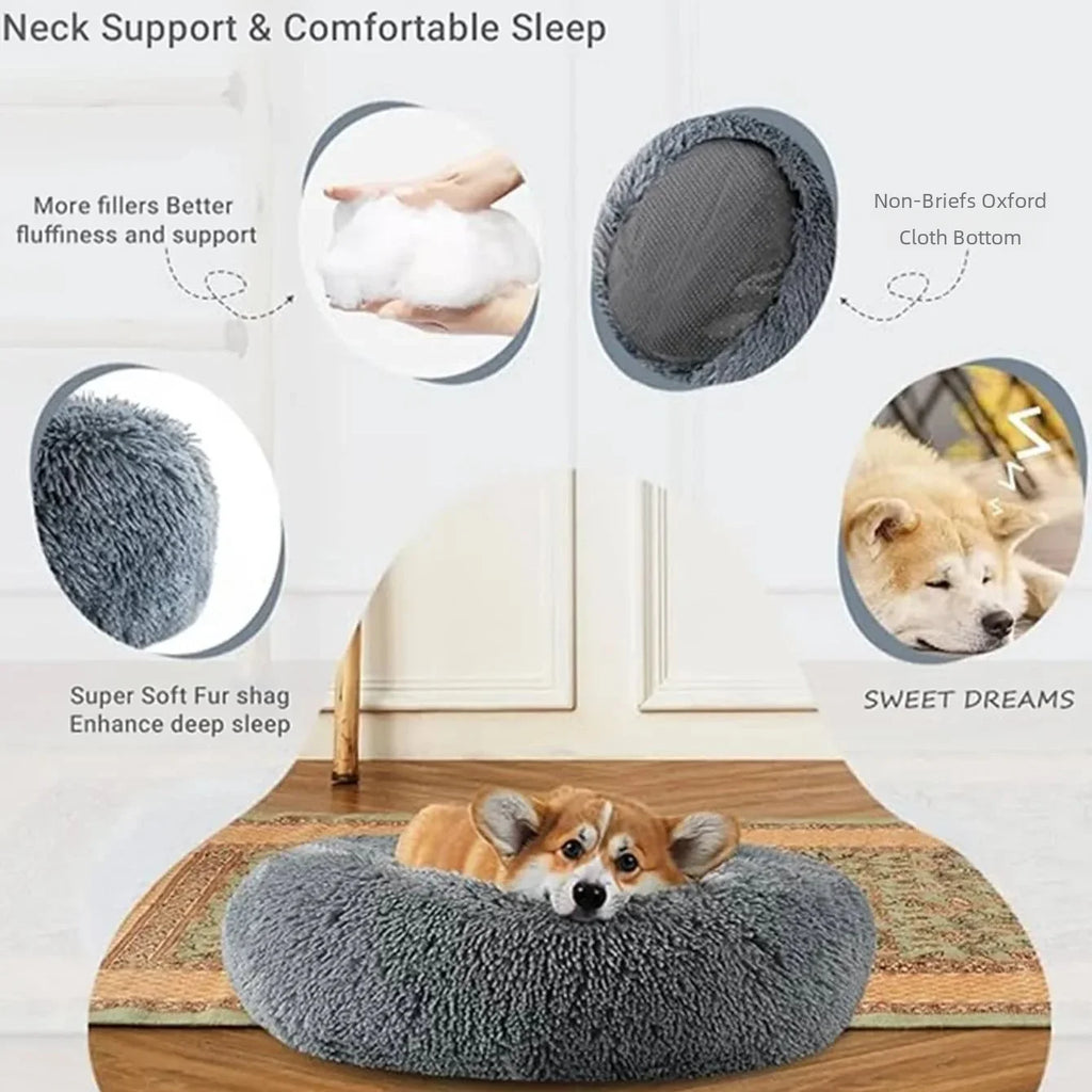 Cama nido ultra suave para perros y gatos