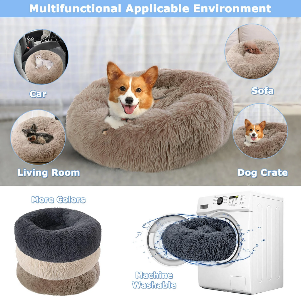 Cama nido ultra suave para perros y gatos